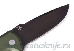 Нож Pro-Tech Rockeye Green Smoky Gray DLC 3V Exclusiveфотография - 6