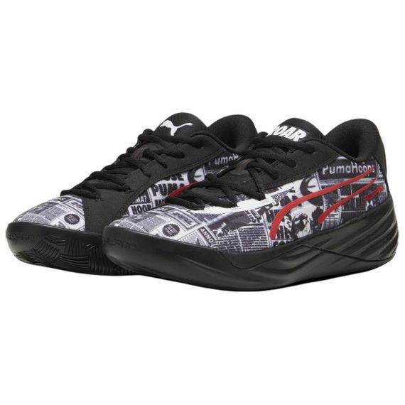 PUMA All Pro Nitro Баскетбольные кроссовки Низкие Серый черный Мужские