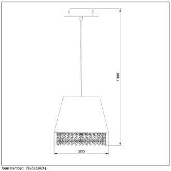 Подвесной светильник Lucide Dolti 78368/30/41