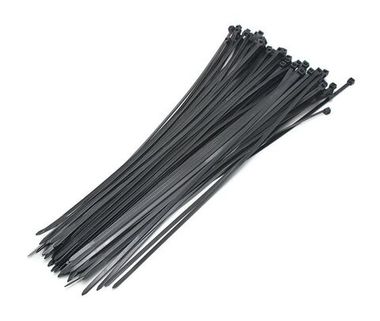 Хомут пластмас BLACK 6х400 (100шт) KING BLACK 6х400