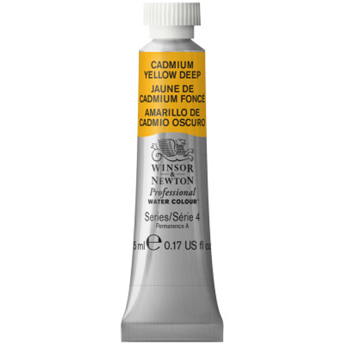 Акварель художественная Winsor&Newton "Professional", 5мл, туба, №111 кадмий желтый насыщенный