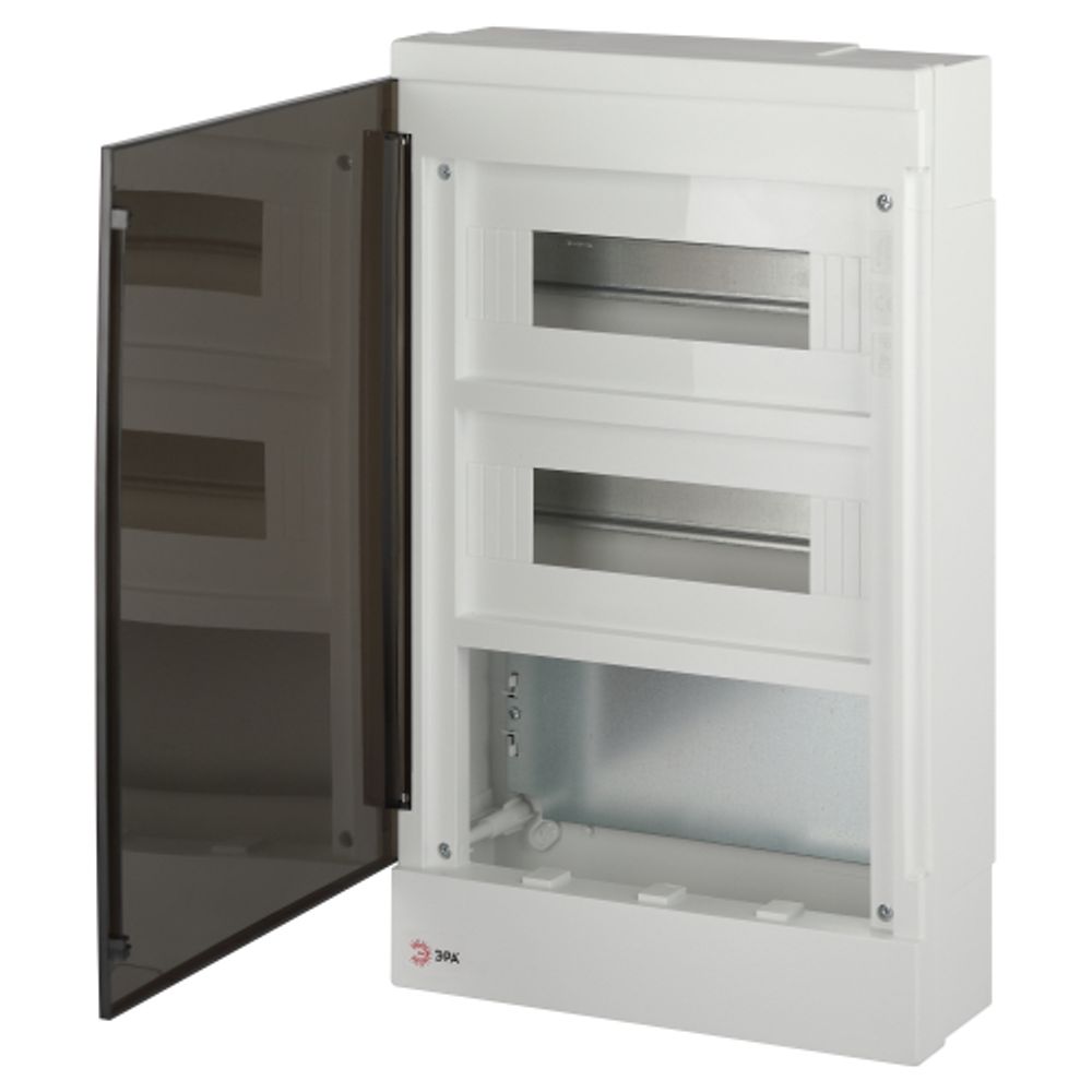 Корпус пластиковый навесной ЭРА MULTIBOX со слаботочным отсеком 24 модуля IP41 белый