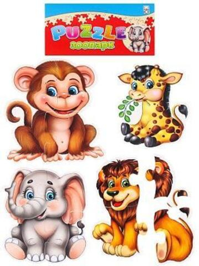 Пазл мягкий "Зоопарк" (изолон) Арт. П-5418