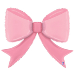 Шар фольгированный Бант 104 см (Розовый)