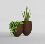 Кашпо, коллекция КОЛОР, форма БАРРЕЛЬ