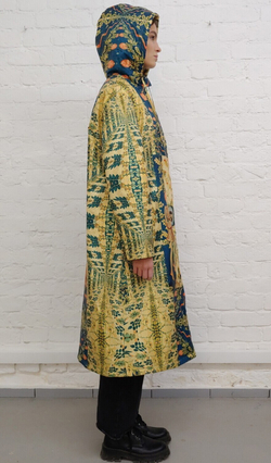 Пальто "Дама и её паж", по мотивам старинной шпалеры 15 в."Дама и ее паж"