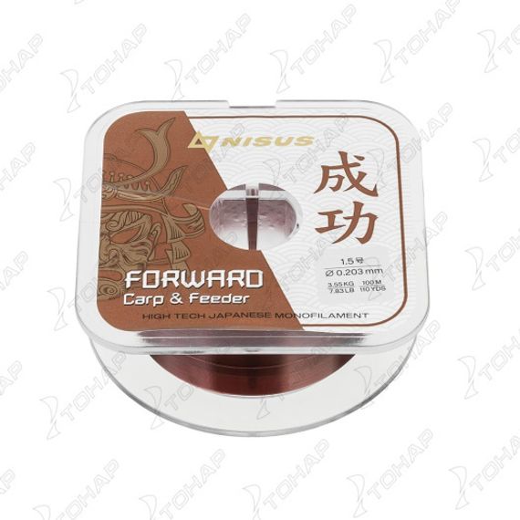 Леска FORWARD Carp &amp; Feeder brown 0,203mm/100m Nylon (N-FСF-0203-100) Nisus