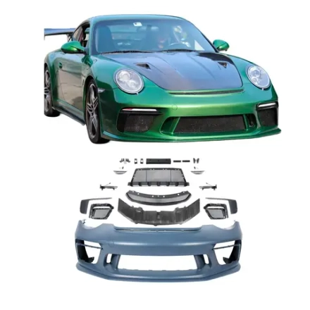 Передний бампер в стиле 991.2 GT3 для PORSCHE 911 997.1 2004–2010 Порше