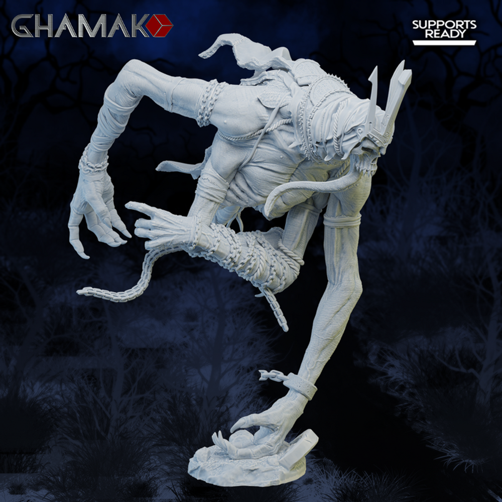 Grand Alliance Death Soulblight Gravelords Vampire Counts Mourngul Мрачнейший призрак миниатюра для dnd, днд, pathfinder, фентези, Настольная игра, НРИ, Варгейм, РПГ