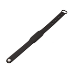 Силиконовый RFID браслет T5577 “PRESTIGE TEMIC” ЧЕРНЫЙ, с застёжкой