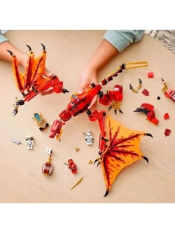 Конструктор Ниндзя Атака огненного дракона 563 детали 07080