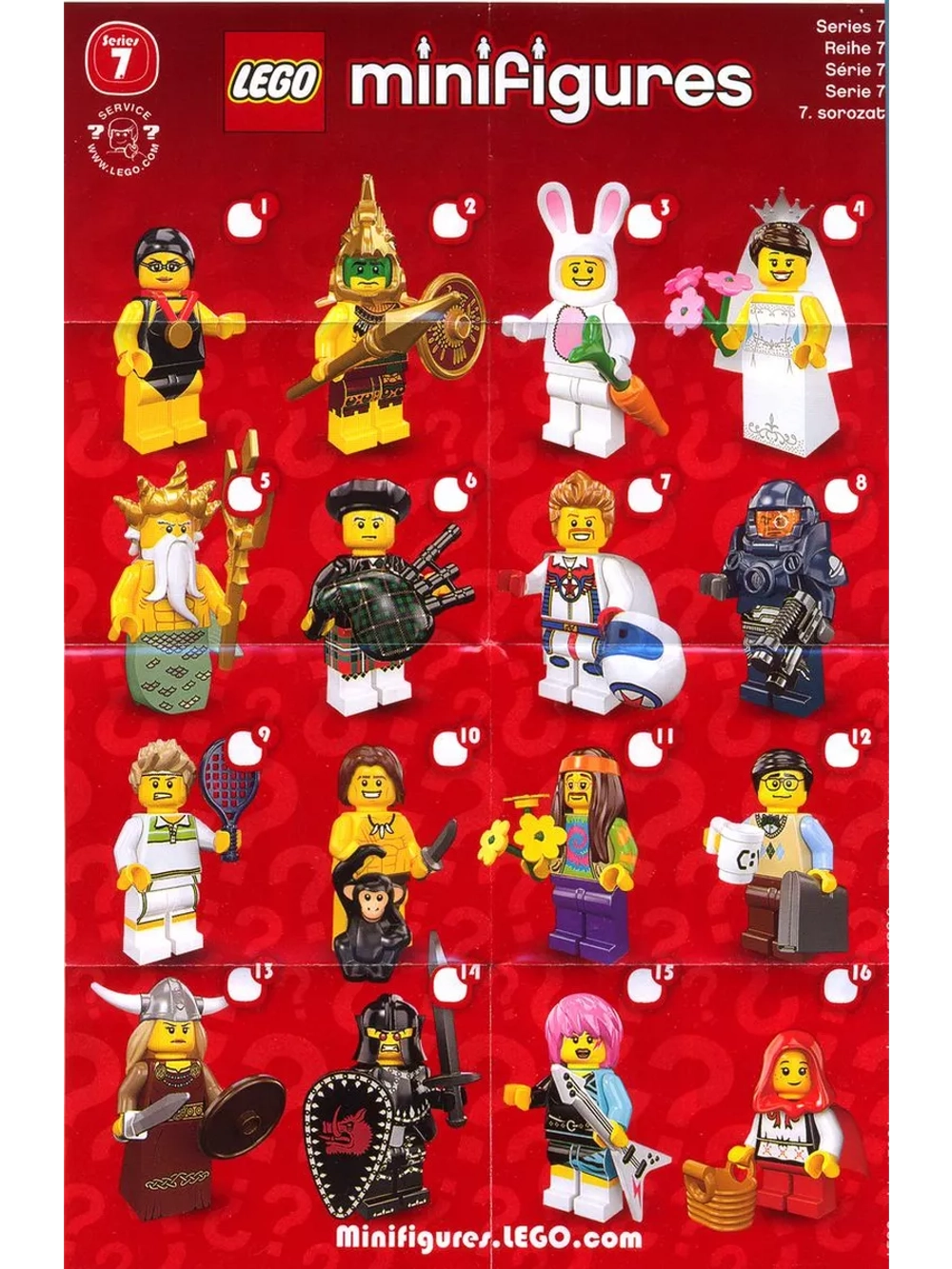 LEGO Minifigures Series 7 8831 Минифигурки 7 серия