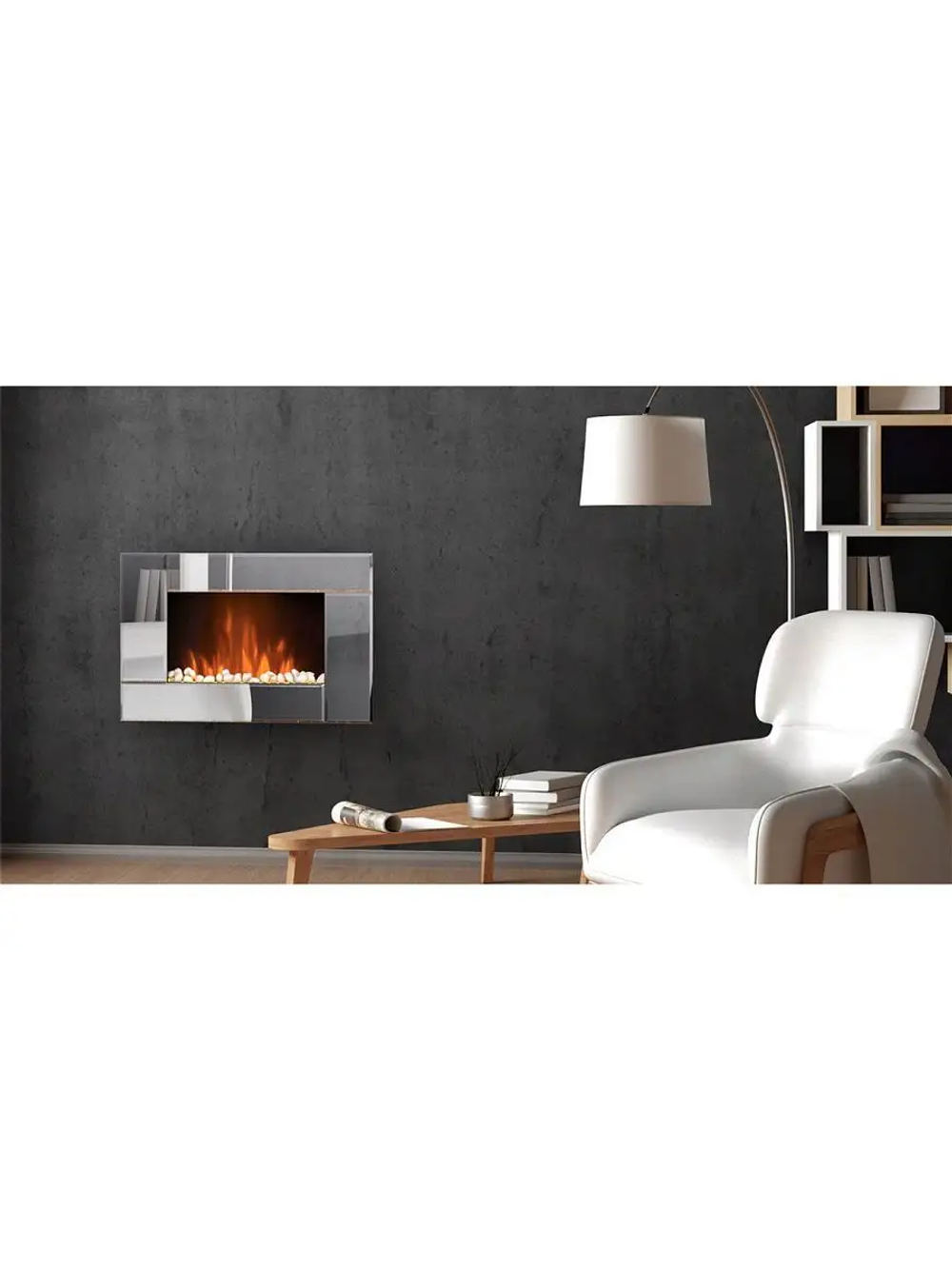 Электрокамин Electrolux EFP/W-2000S Silver