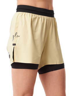 ШОРТЫ ЖЕНСКИЕ ELEVATE SHORT 5 | YELLOW