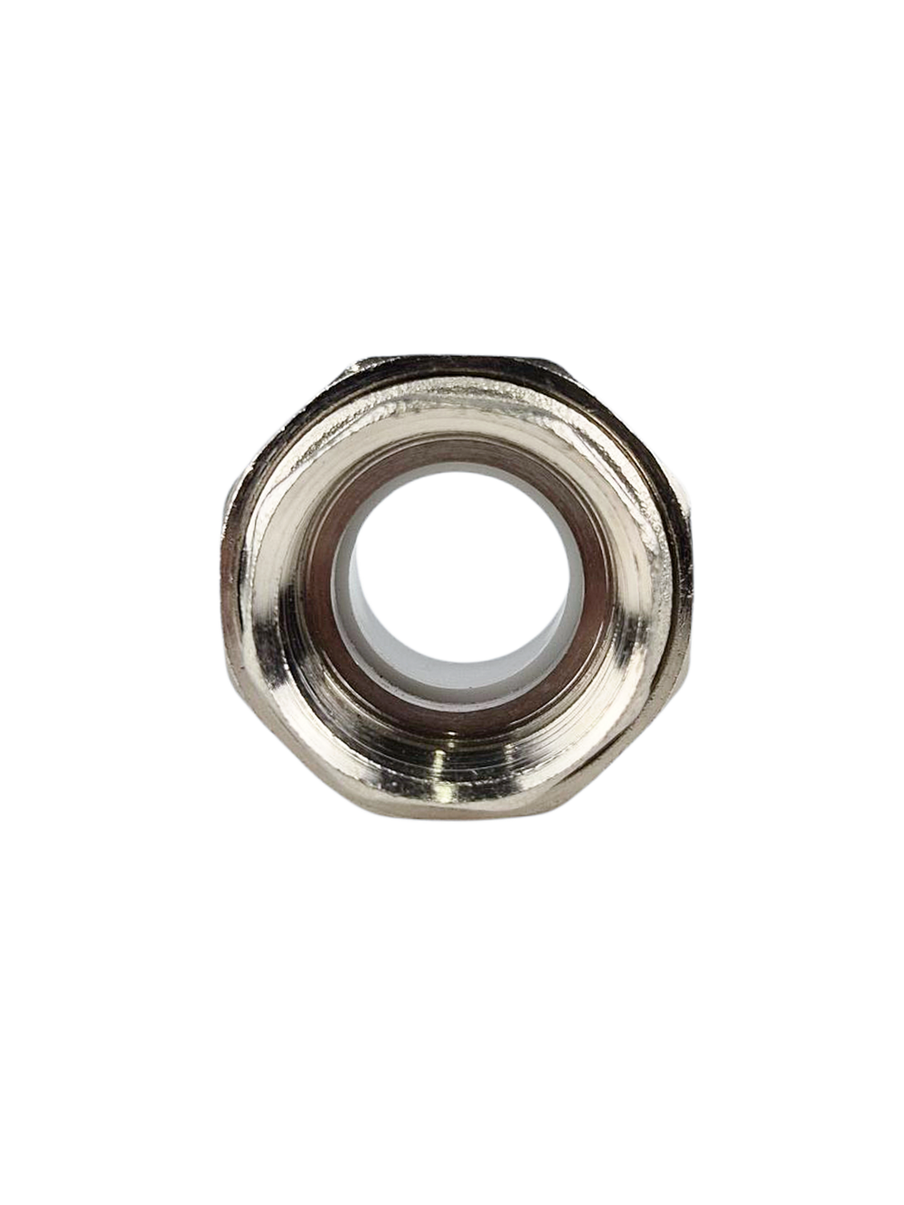 Муфта комбинированная разъемная (Американка) PPR внутренняя резьба 25х1,  белый, RTP (120/10)