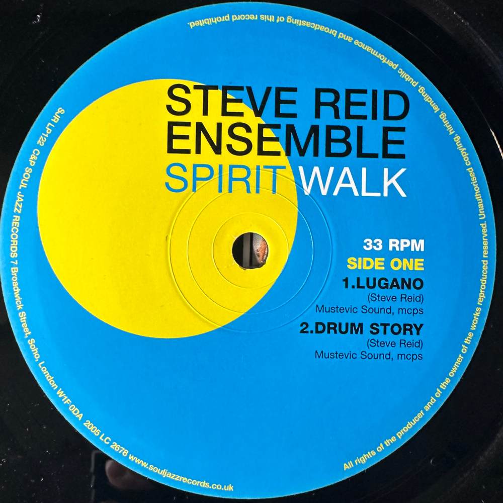 Steve Reid Ensemble ‎– Spirit Walk 2LP (Англия 2005г.)