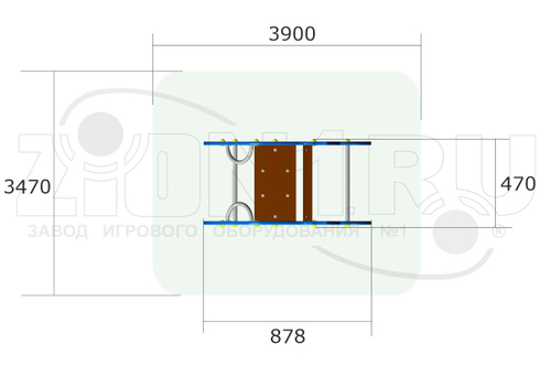Качалка на пружине «Кит У1»