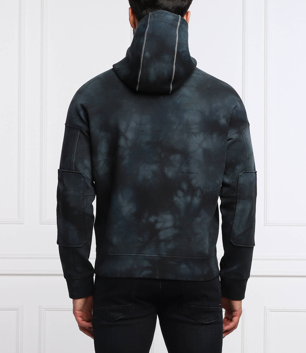 Худи Emporio Armani - черный(3L1MFU 1JHSZ)