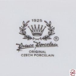 Блюдо для рыбы на ножке Queen's Crown Роза перламутр 56 см