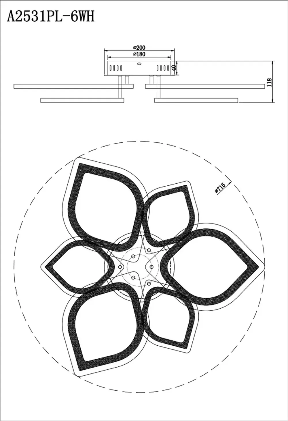 Потолочная люстра Arte Lamp