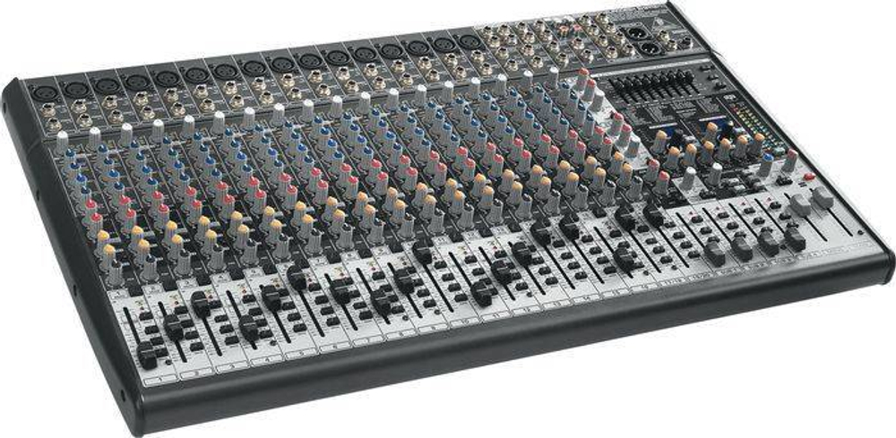 BEHRINGER SX2442FX микшер, 16 моновходов, 4 стерео, 4 AUX-шины, 4 подгруппы, 2 процессора эффектов