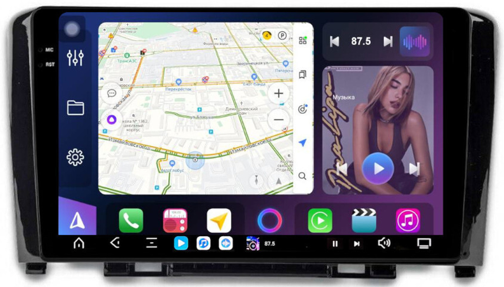 Магнитола для Great Wall Hover H6 2012-2017 - FarCar XXL3003M монитор 9.5" 2K QLED на Android 14, TS20, 8+256Гб, CarPlay, 4G SIM-слот