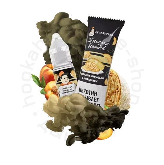 Жидкость CandyMan с ароматом &quot;Nectarine Strudel&quot; (Штрудель с нектарином), 10мл, 15мг