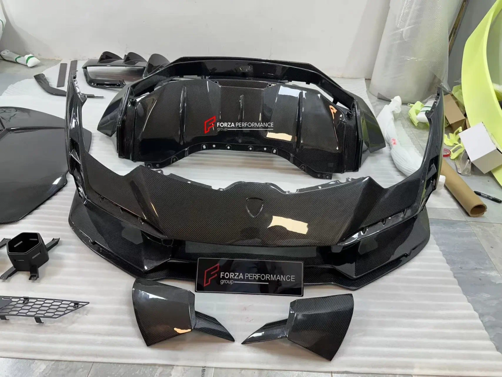 Широкий карбоновый обвес для Lamborghini Huracan LP610 LP580 Evo 2015-2022 Ламборгини Хуракан