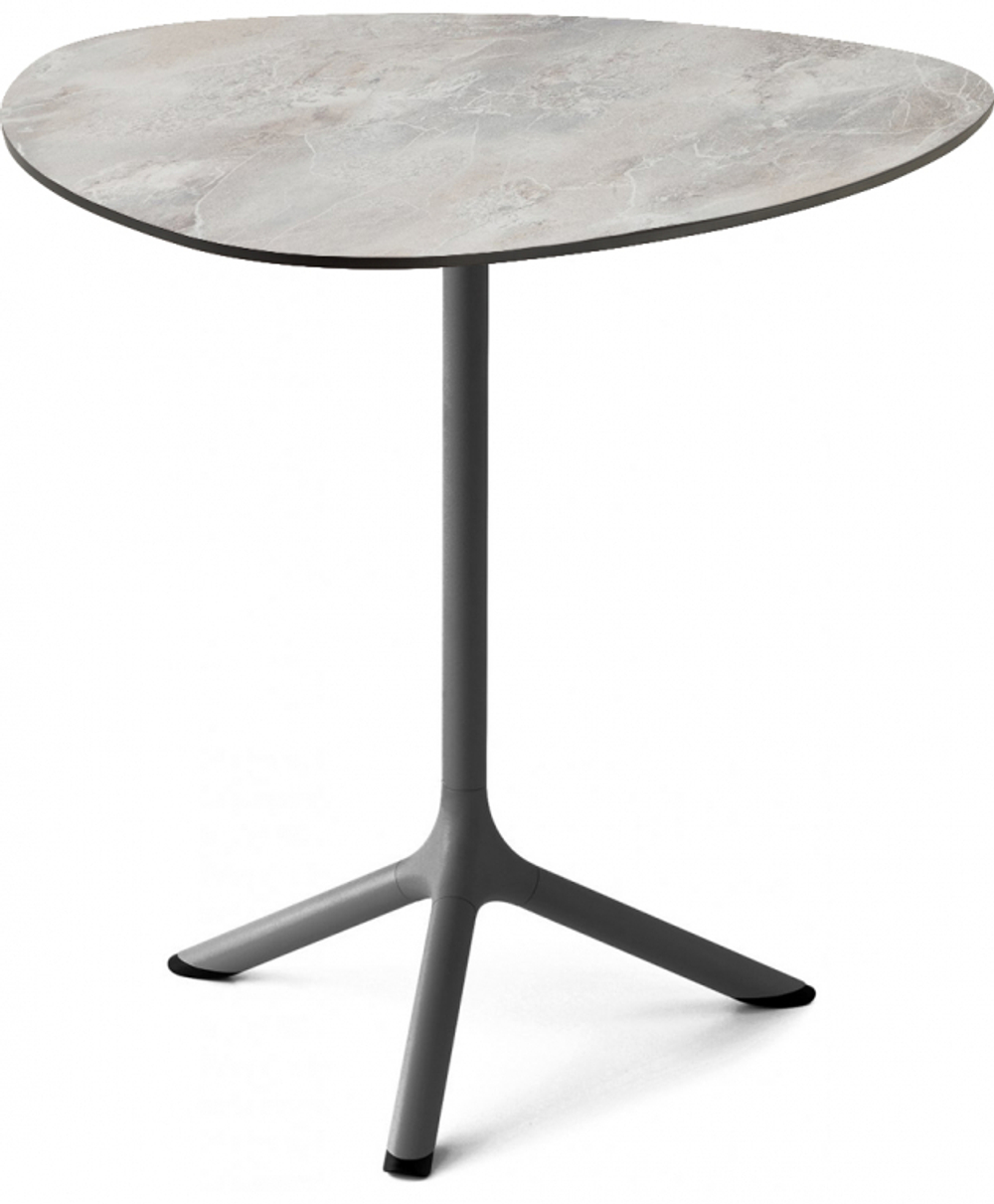 Стол ламинированный обеденный Scab Design Tripe, антрацит, каменный