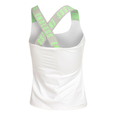Женская теннисная майка Endless Iconic Tank Top Women - White, Light Green