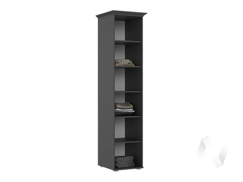 Пенал Гостиная Престиж-1 (графит/графит структурный)