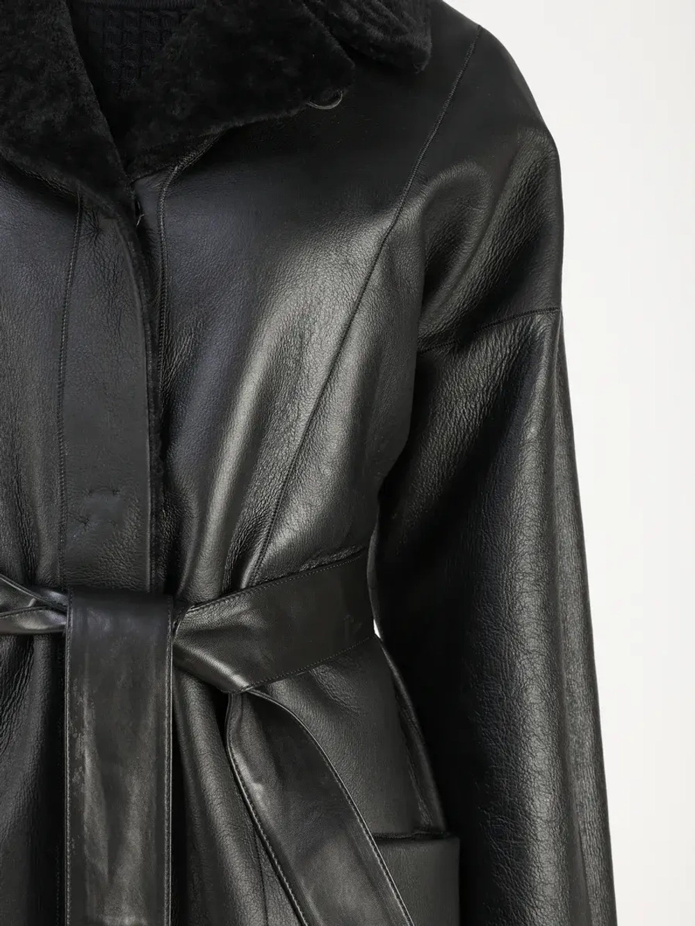 Дубленка зимняя шуба натуральная двухсторонняя оверсайз