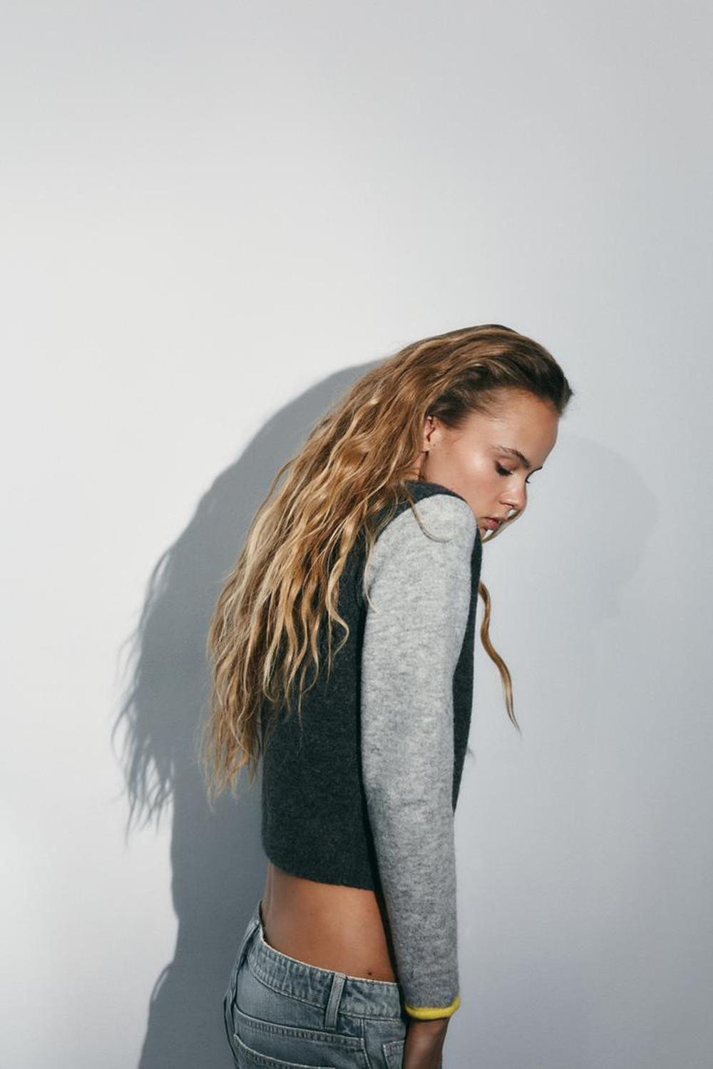 ZARА КАРДИГАН КОЛОР-БЛОК, РАЗНОЦВЕТНЫЙ