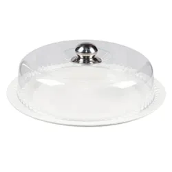 Блюдо круглое d 34,5 см с крышкой для хранения и выкладки P.L. Proff Cuisine