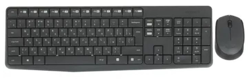 Клавиатура и мышь  Logitech MK235 RUS