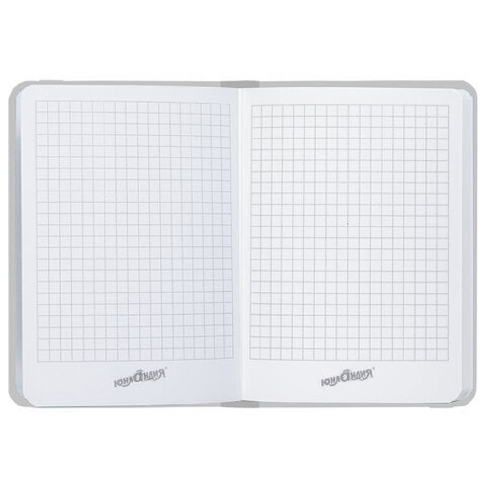 Блокнот с резинкой в клетку 96 л., МАЛЫЙ ФОРМАТ А6 (102х148 мм), твердая обложка, ЮНЛАНДИЯ, "Совушка", 113743