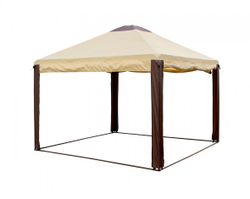 Шатер торговый 3.0х3.0 (Каркас Люкс В комплекте 4 глухие стенки и волан.)