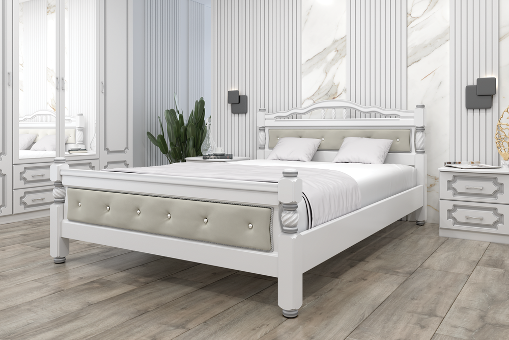 Кровать Карина 11 (массив сосны)