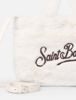 Сумка Saint Barth FUR белый мех