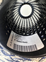 STRIPE - Azeta Filati; 65% хлопок, 35% п/а; 210м/100гр; цвет нити молочный, шнурок из синего люрекса; S715; МР