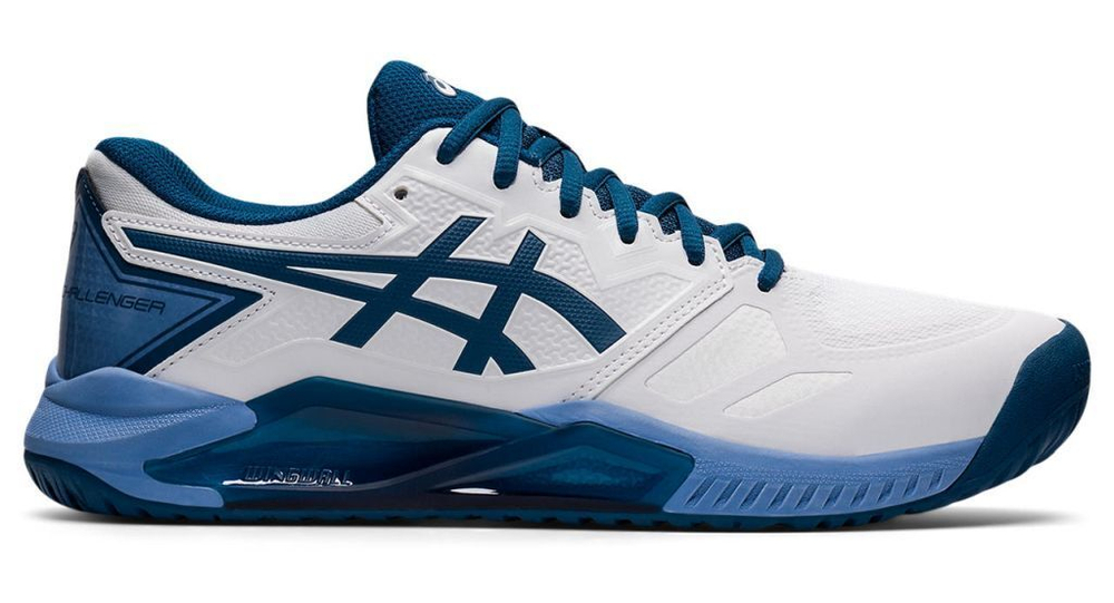 Мужские кроссовки теннисные Asics Gel-Challenger 13 - white/light indigo