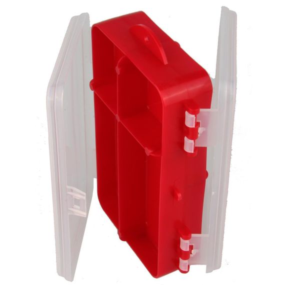 Коробочка для оснастки Helios двухсторонняя (красная)