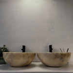 Раковина из оникса ПАРА! Bowl Grey TinLip BO-62977 45*45*17 42