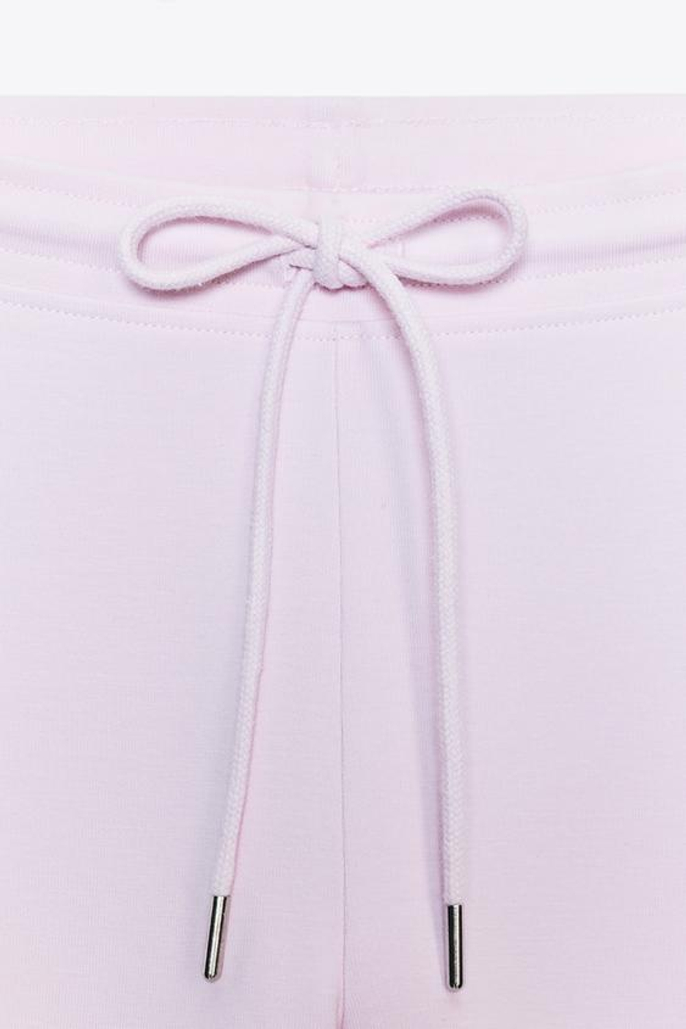 ZARA БРЮКИ-КЛЕШ ИЗ ИНТЕРЛОКА, РОЗОВЫЙ