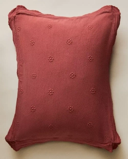 ZARA HOME НАВОЛОЧКА ДЛЯ ДЕКОРАТИВНОЙ ПОДУШКИ ДЛЯ ДЕТЕЙ С ВЫШИВКОЙ, КРАСНОВАТО-КОРИЧНЕВЫЙ