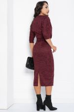 Платье Эврика (бордовое) П12344-10 LT Collection
