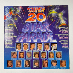 Винтажная виниловая пластинка LP Сборник Super 20 Star Parade (Germany 1978)