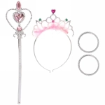 Набор карнавальный «Снежная принцесса» (ободок, палочка, браслет), микс цветов