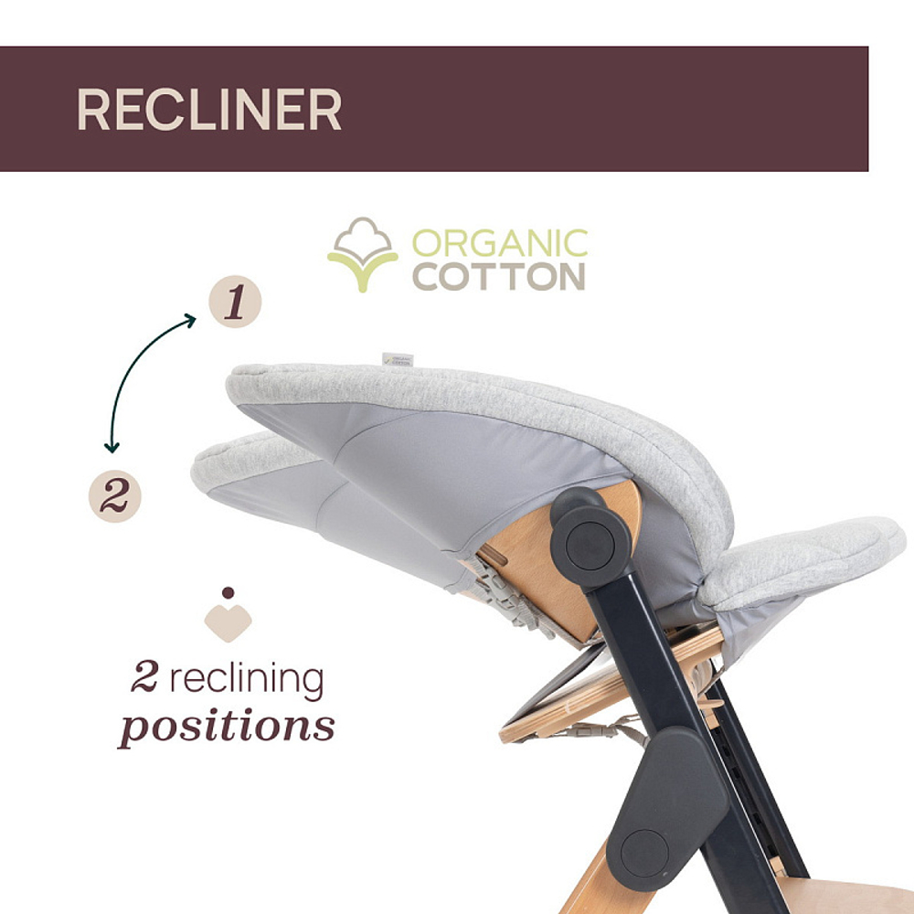 Стульчик для кормления Chicco Meraviglia растущий Ebony-черный