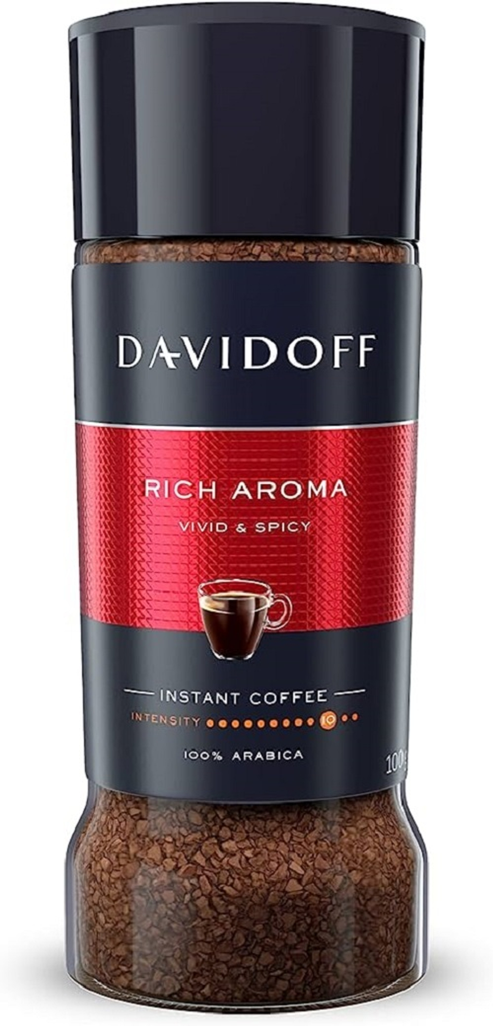 купить Кофе растворимый Davidoff Rich Aroma, 100 г стеклянная банка